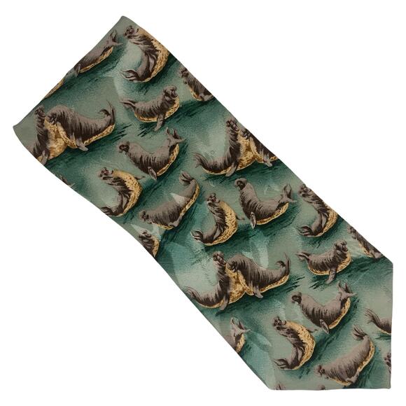 Elephant Seal Tie - Picture 2 of 6